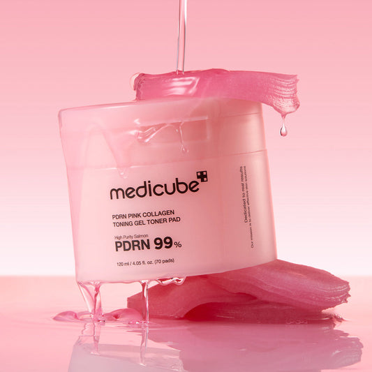 MEDICUBE PDRN Pink Collagen Gel Toner Pad