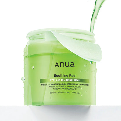 ANUA Azelaic 10 Hyaluron Redness Soothing Pad