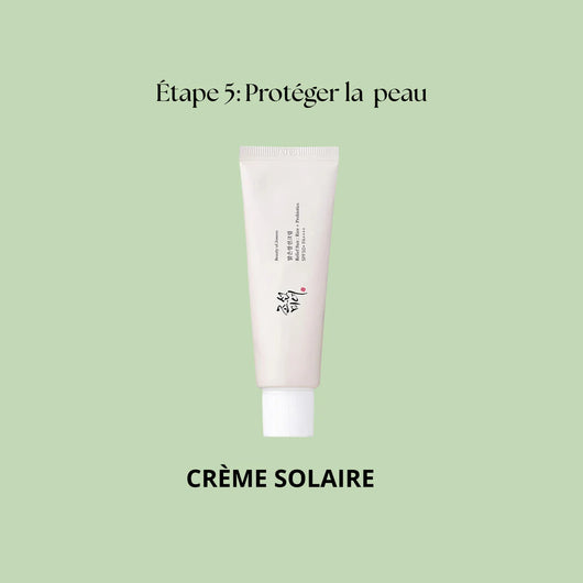 Routine peau sensible