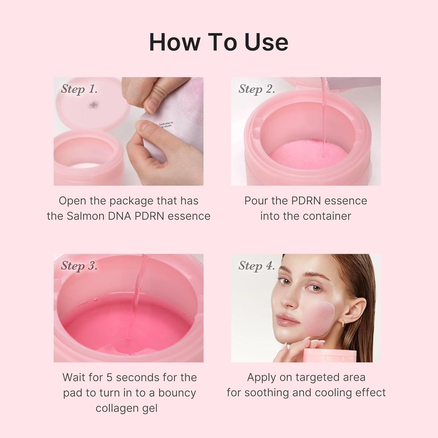 MEDICUBE PDRN Pink Collagen Gel Toner Pad