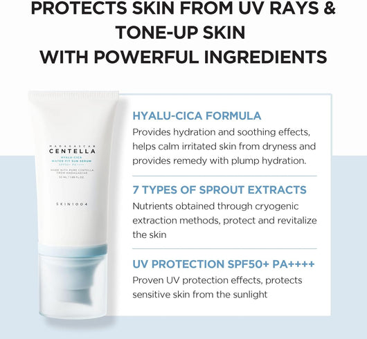 Madagascar Centella Hyalu-Cica Water-Fit Sun Serum