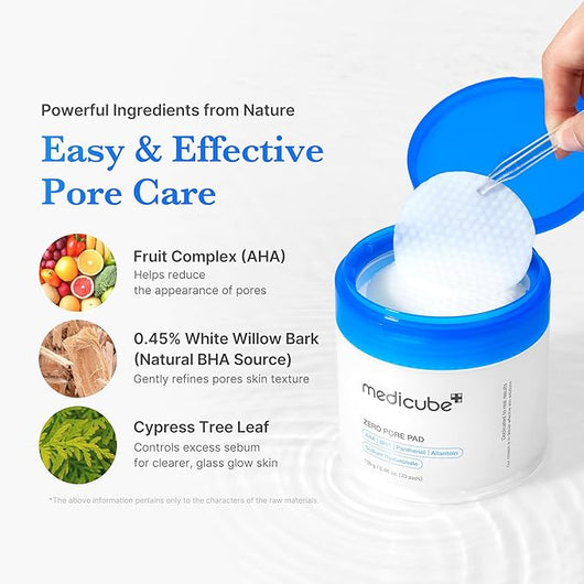 MEDICUBE Zero Pore Pad Exfoliant 2.0
