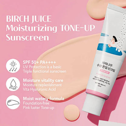 ROUND LAB Birch Moisture Tone-Up Sunscreen