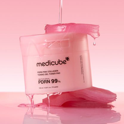 MEDICUBE PDRN Pink Collagen Gel Toner Pad