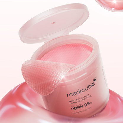 MEDICUBE PDRN Pink Collagen Gel Toner Pad