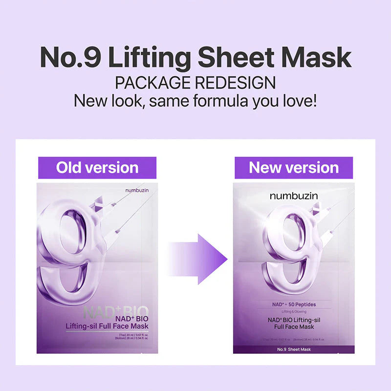 NUMBUZIN No.9 NAD Bio Lifting Full Cover Facial Mask