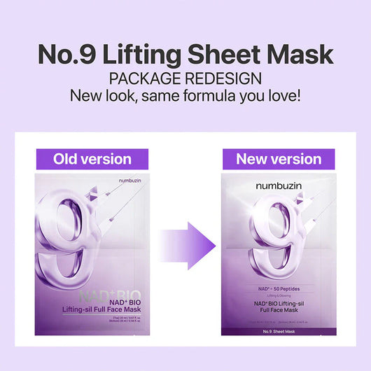 No.9 NAD Bio Lifting Full Cover Facial Mask