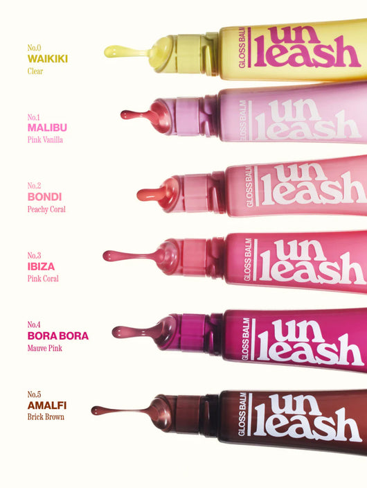 UNLEASHIA Sunset Dazzle Gloss Balm Lip Gloss - No.4 Bora Bora