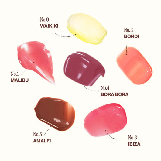 UNLEASHIA Sunset Dazzle Gloss Balm Lip Gloss - No.4 Bora Bora