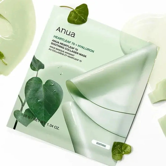 ANUA  Heartleaf 70 Soothing Collagen Mask ANUA