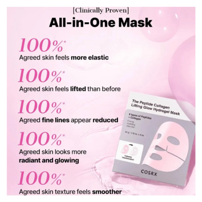 COSRX Peptide Collagen Glow Hydrogel Mask